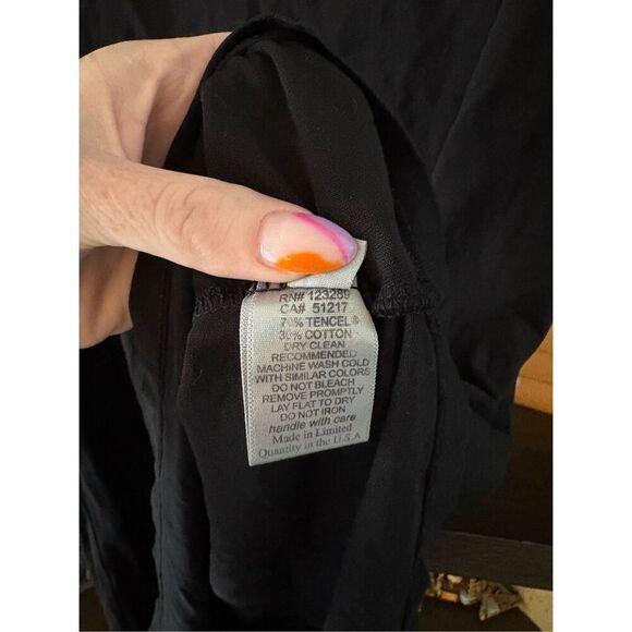 🐿️ NWT Michael Lauren x Revolve Wylder Tank In Black Size Small - Picture 8 of 8